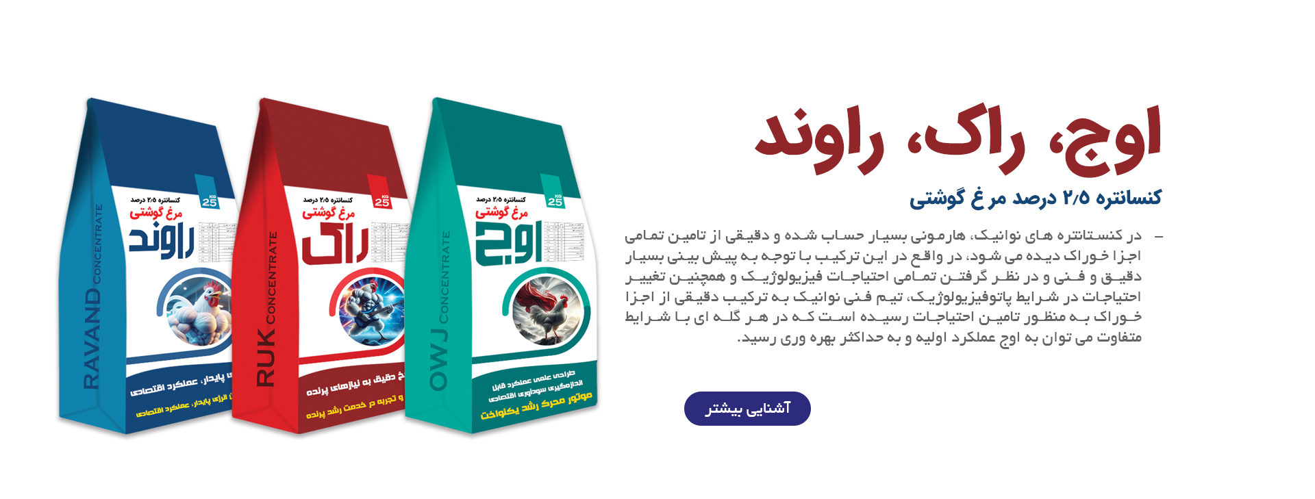 کنسانتره مرغ گوشتی